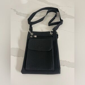 Black Crossbody Bag Urban Oxide with Front Pocket